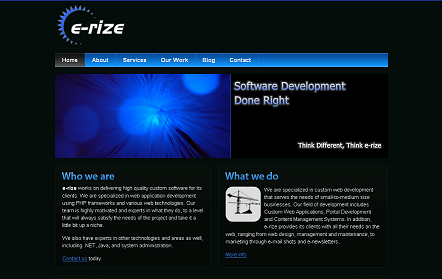 e-rizehome Think Different, Think e-rize